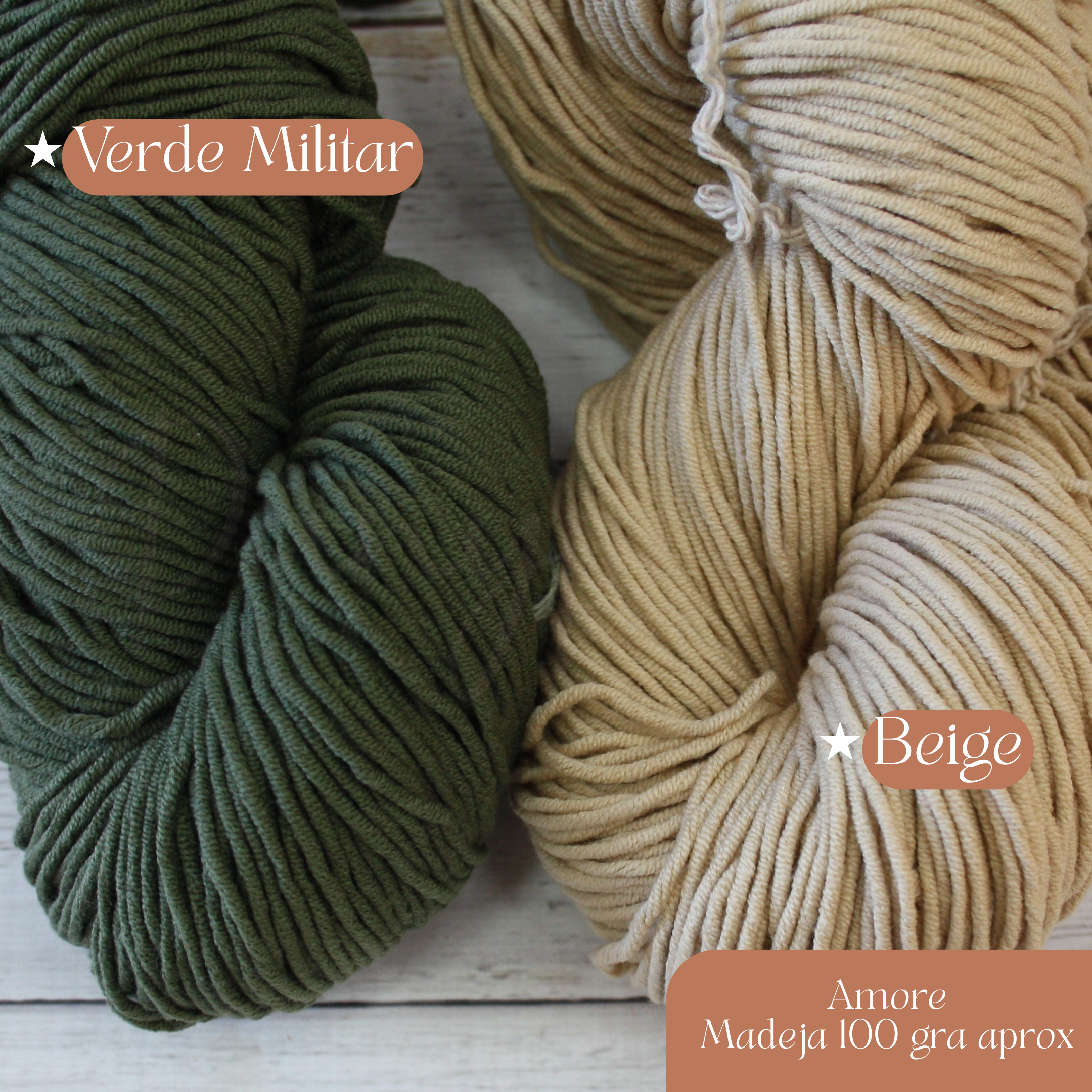 Amore Acrílico con Algodón