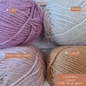 ovillo de acrílico para crochet