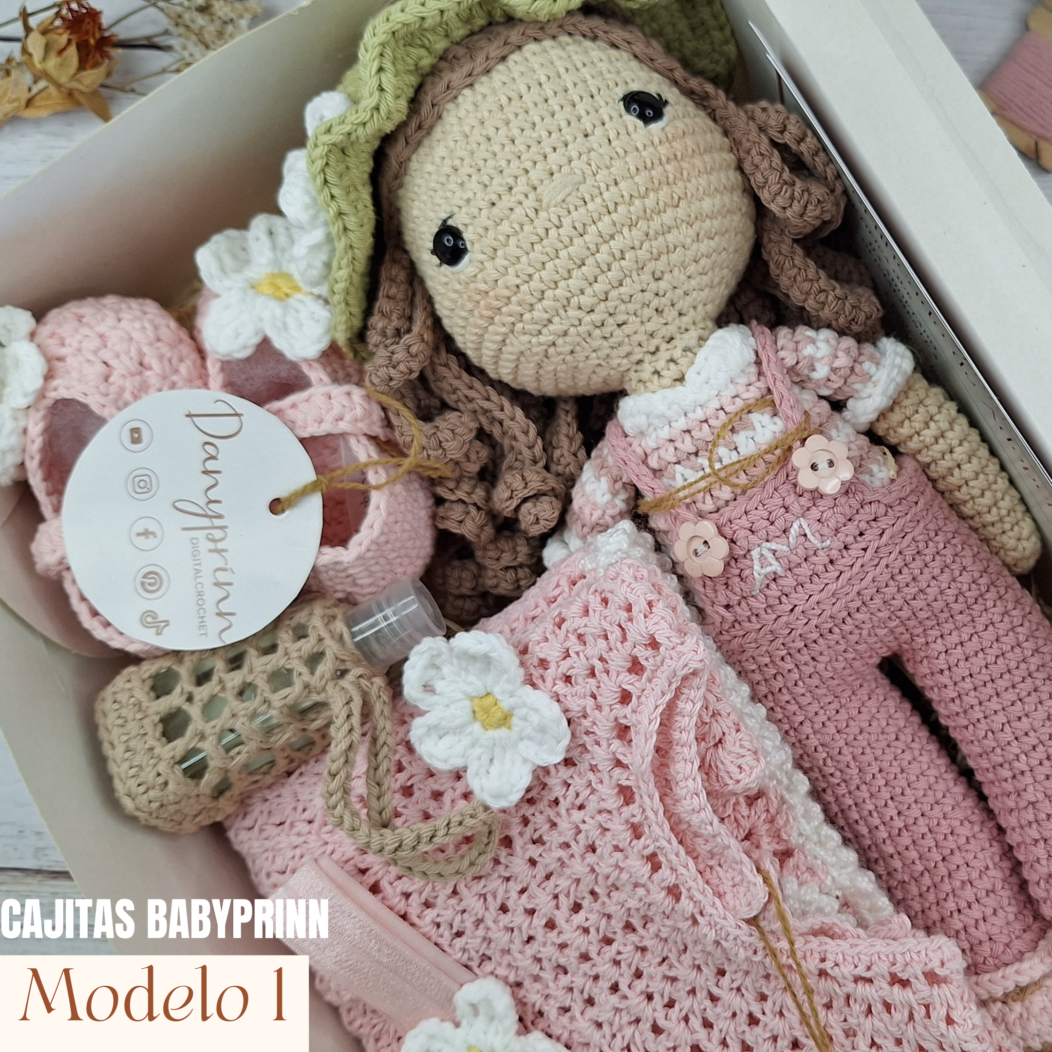 Cajitas Babyprinn crochet