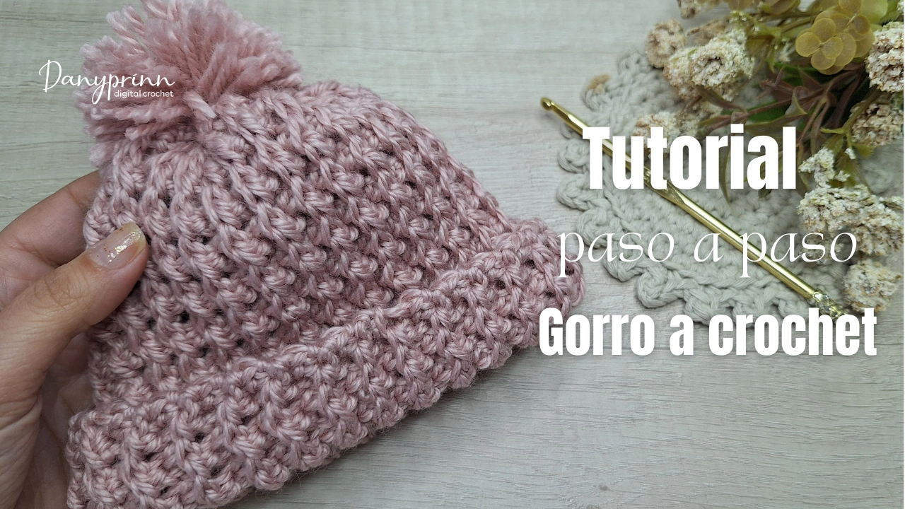 Gorro bebé tejido crochet danyprinn